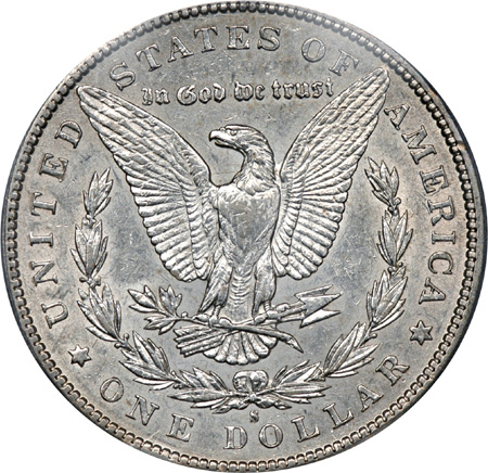 1896-S PCGS AU-53.