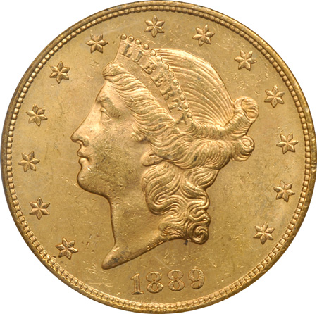 1889-S PCGS MS-62.