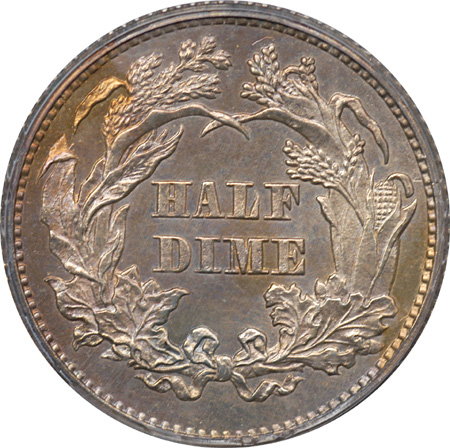 1865 PCGS PF-61.