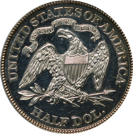 1890 PCGS PF-62.