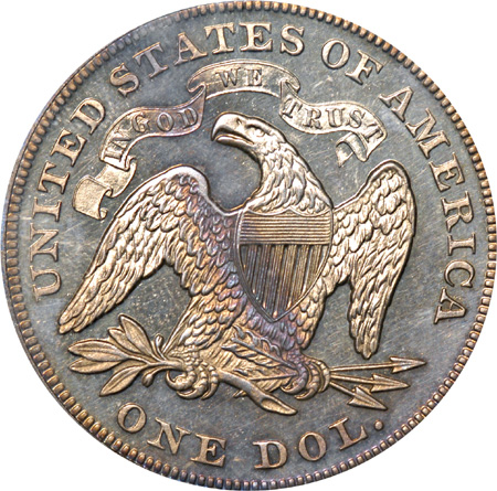 1868 PCGS PF-62.