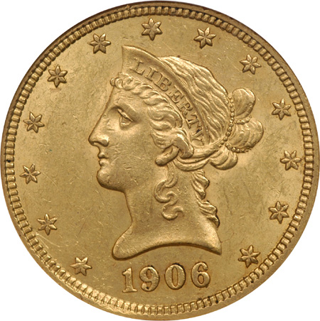 1906-D NGC AU-58.