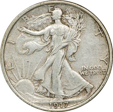 1917-D and 1917-S Reverse. VF.