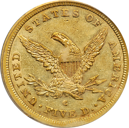 1841-C PCGS AU-58.