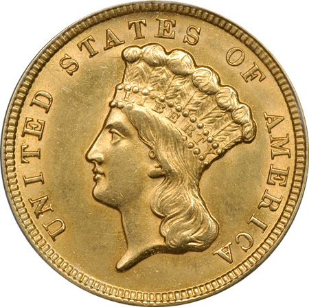 1854 ANACS AU-58.