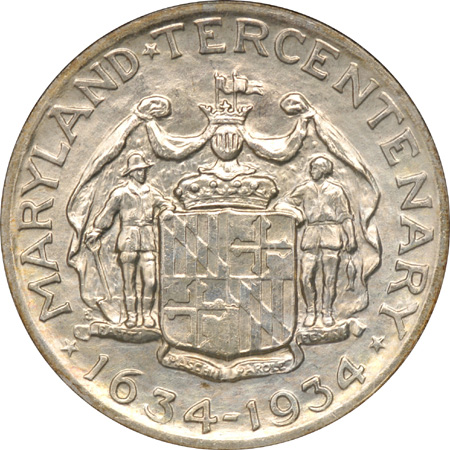 1934 Maryland. NGC MS-65.