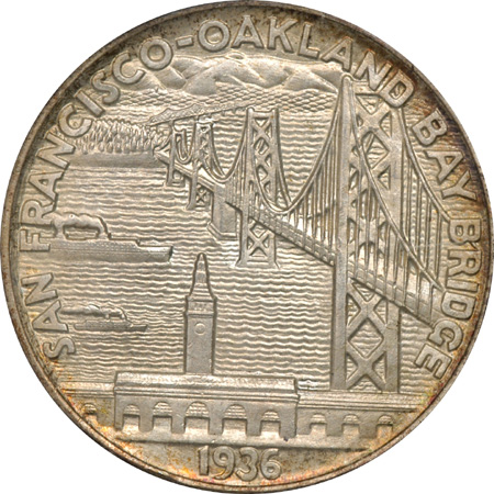 1936-S Bay Bridge. PCGS MS-66.