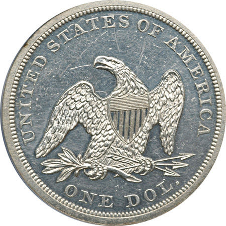 1864 ANACS PF-61.