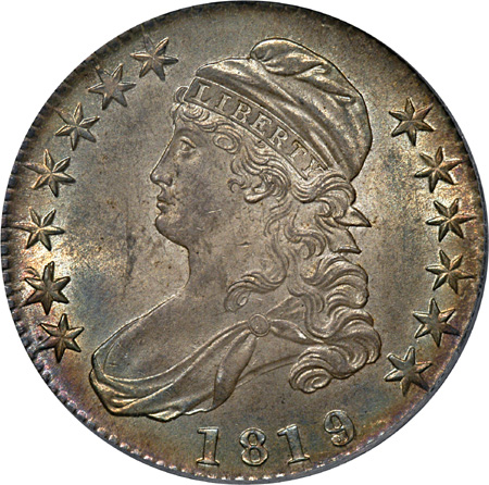 1819/8 O-104, R-1. PCGS MS-64.