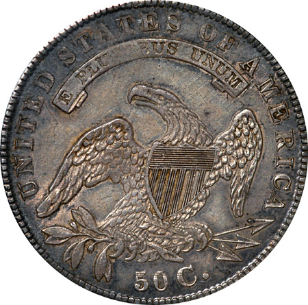 1835O-104, R-3. NGC AU-58.