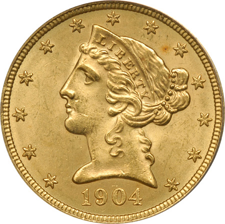 1904 PCGS MS-64.