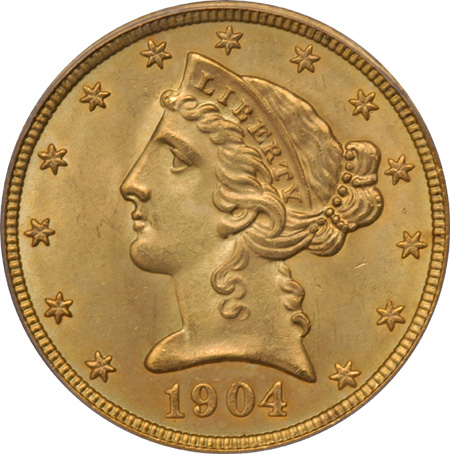 1904 PCGS MS-65.