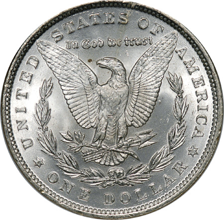 Ten 1888 NGC MS-63.