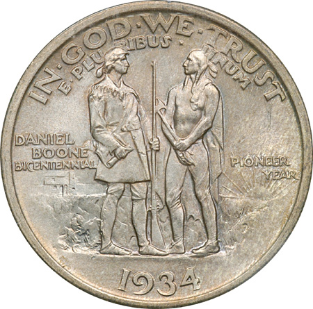 1934 Boone. PCGS MS-65.