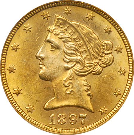 1897 PCGS MS-62.