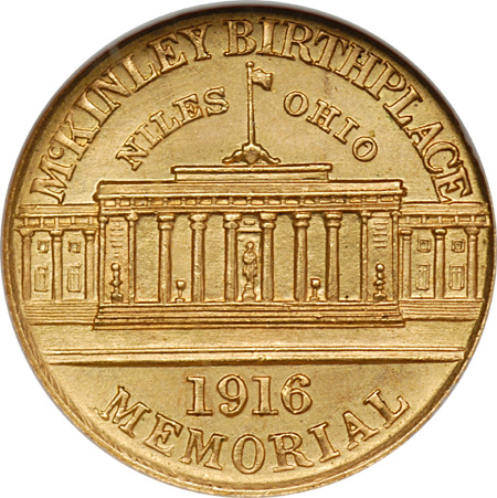 1916 McKinley. NGC MS-65.