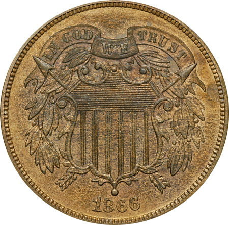 1866 PF-65 BN.