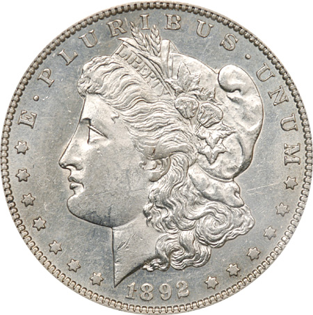 1892-S PCGS AU-55.