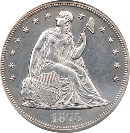 1873 PCGS PF-62