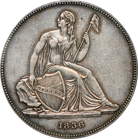 1836 J-60. PCGS PF-55.