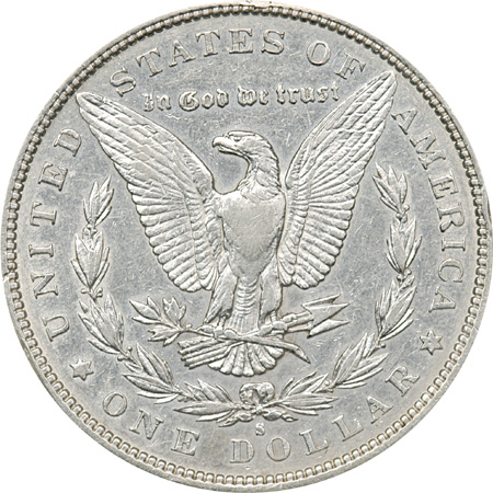 1893-S ANACS XF-40 DETAILS CLEANED.