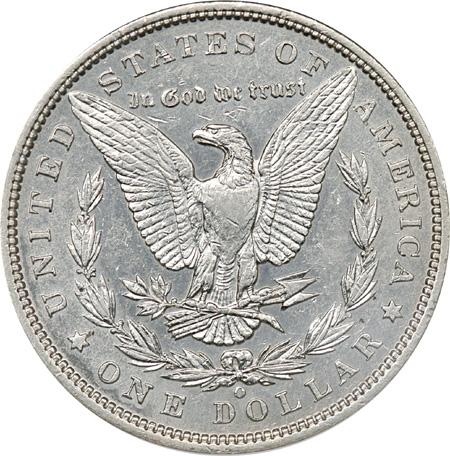 1895-O ANACS XF-40 DETAILS CLEANED.