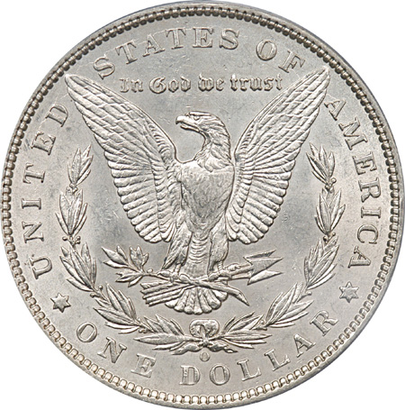 Two Morgan Silver Dollars PCGS AU-58.