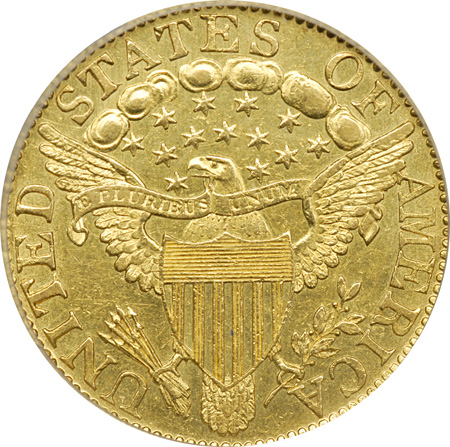 1803/2 Heraldic Eagle. SEGS MS-60.