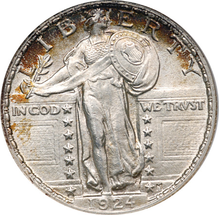 1924 NGC MS-65 FH.