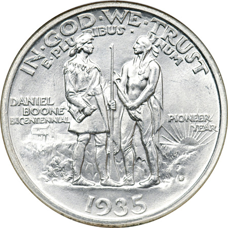 Four Silver Commemorative Half Dollars.