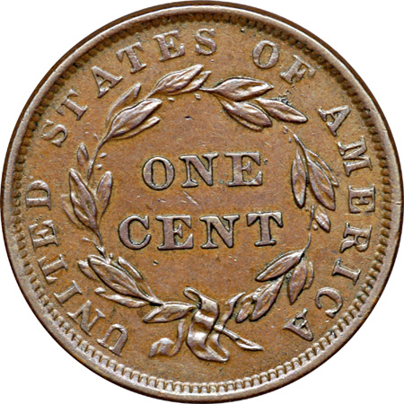 Two Coronet Head Large Cents.