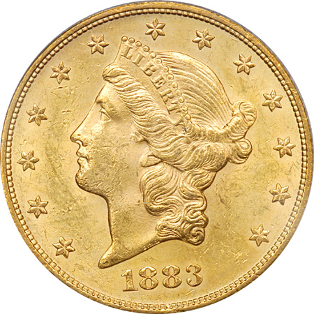 1883-S PCGS MS-62.