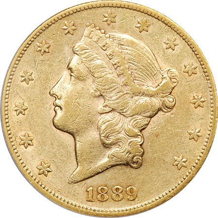 1889-CC PCGS XF-45.