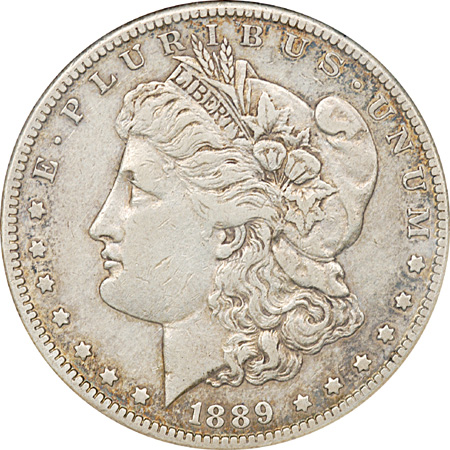 1889-CC ANACS XF-40.