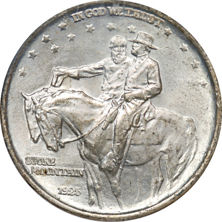 1925 Stone Mountain. NGC MS-66 Las Vegas Collection.