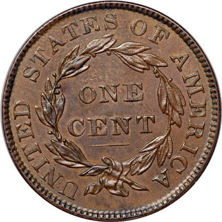 1836 ANACS MS-62 BN.