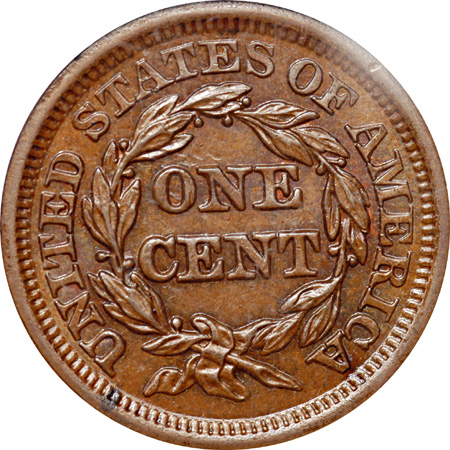 1850 PCGS MS-64 BN.