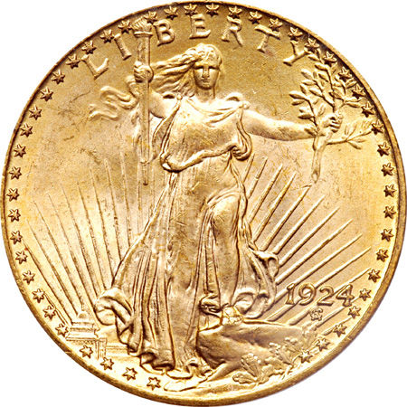 Two 1924 PCGS MS-65.