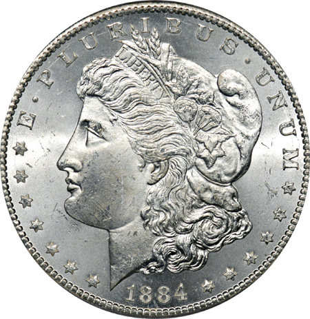 Three 1884-CC PCGS MS-65.