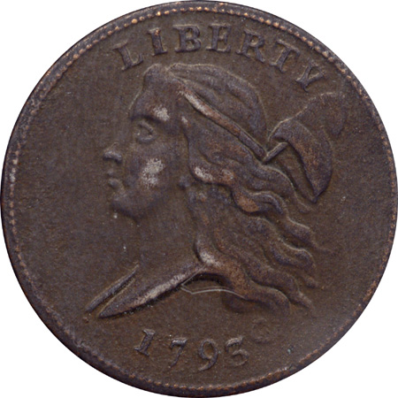 1793 PCGS VF-25.