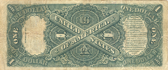 1917 $1.00 Star. F.