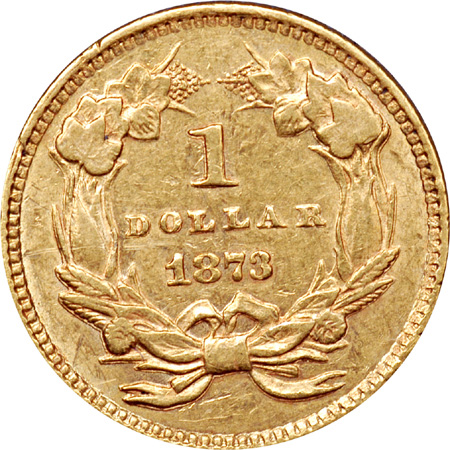 Three Type 3 Gold Dollars.