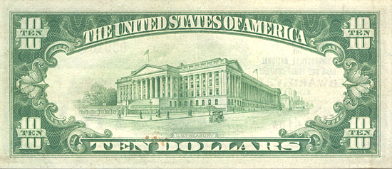 1929 $10.00. Edwardsville, IL Ty. 1. AU.