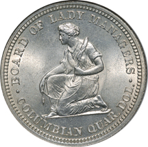 1893 Isabella Quarter. NGC MS-65.