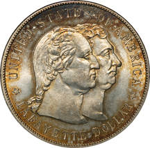 1900 Lafayette Dollar. NGC MS-63.