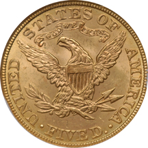 1908 Liberty. NGC MS-64.