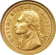 1903 Jefferson. NGC MS-62.