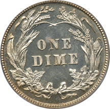 1907 PCGS PF-64.