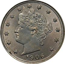 1906 PCGS MS-63+.