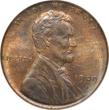 1909-S VDB. PCGS MS-63 BN.